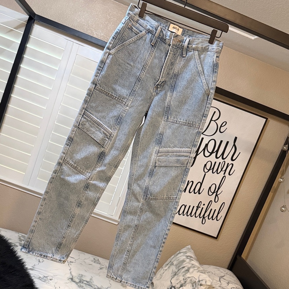 Agolde Denim Cargo Jeans